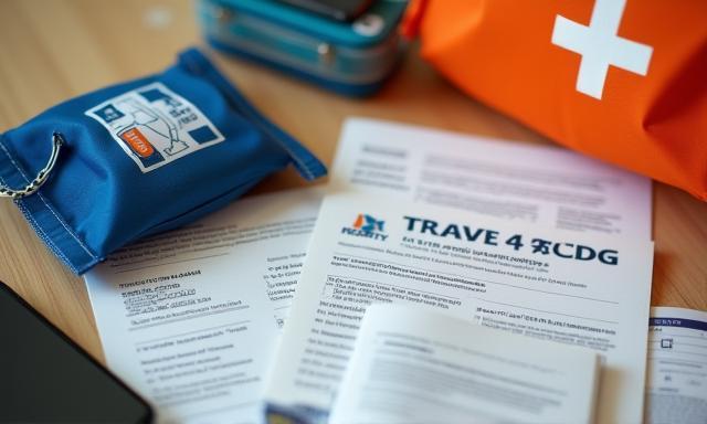 Cover image for Safety Guide showing travel essentials and first aid kit
